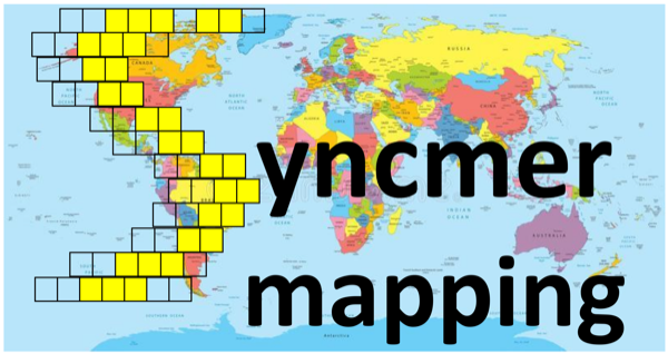 Syncmer mapping logo